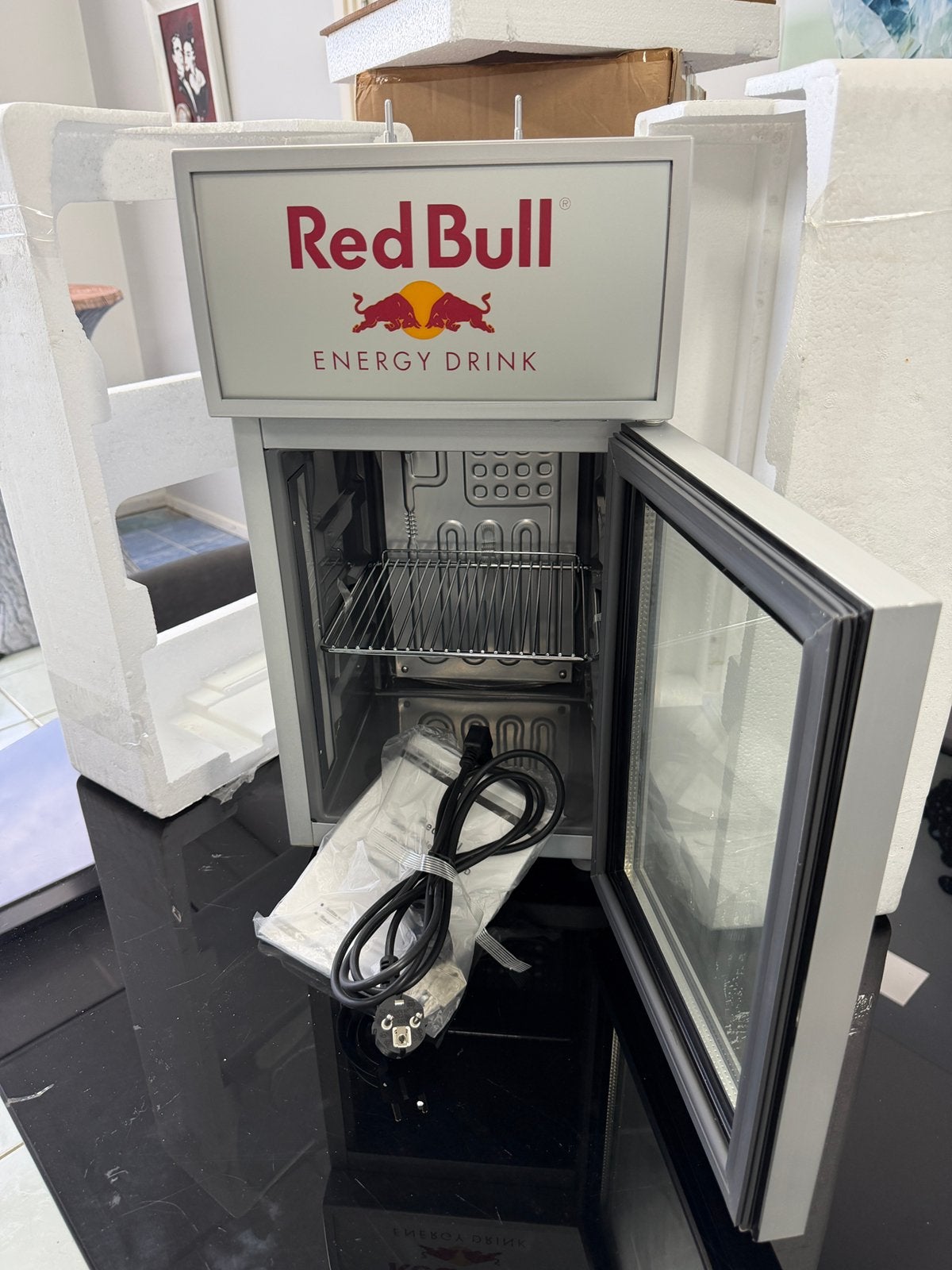 Red Bull Mini Koelkast NIEUW! (Met verlichting & compressor), Ophalen, Zonder vriesvak, Minder dan 45 cm, Minder dan 85 cm