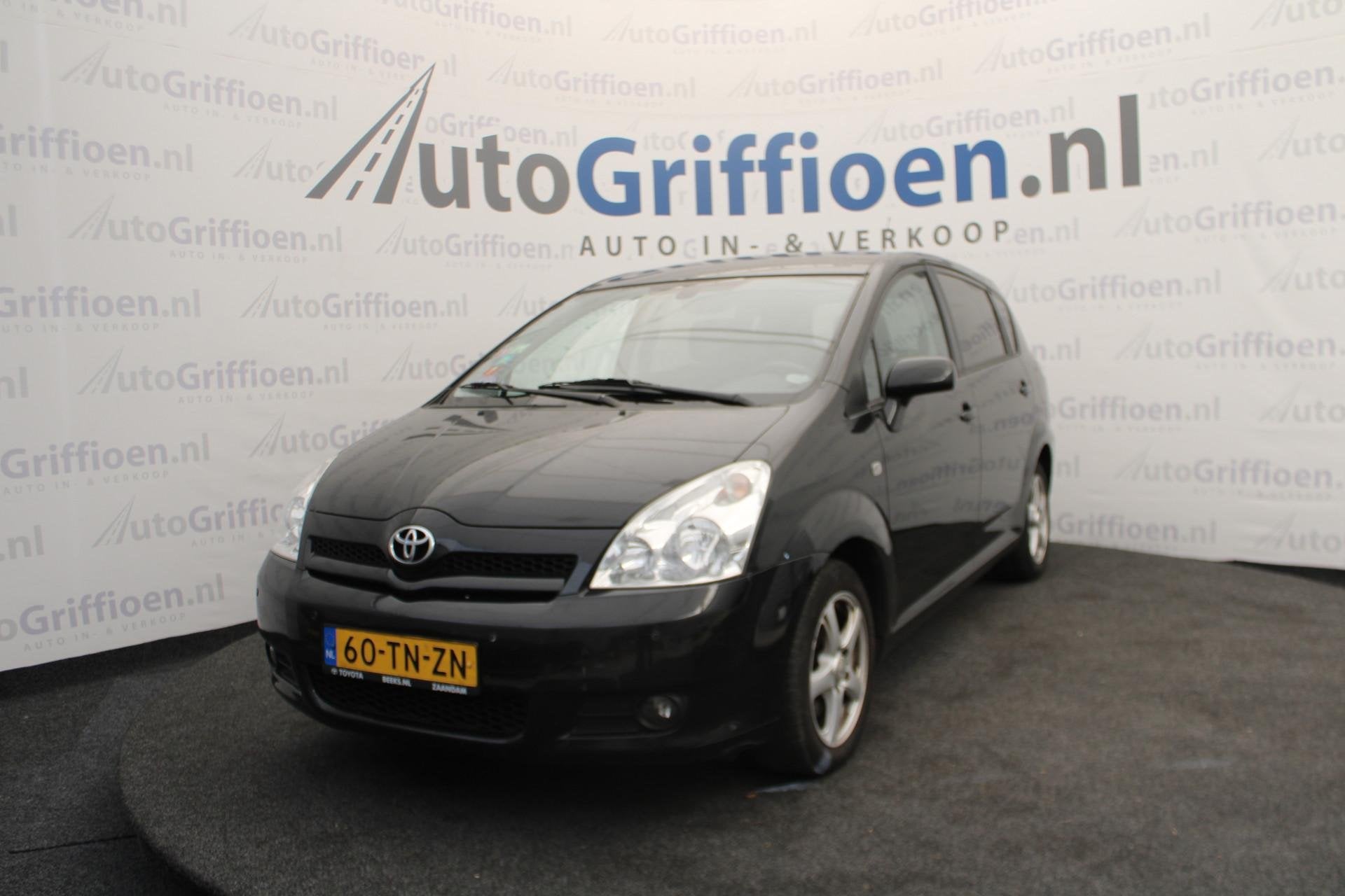 Toyota Verso 1.8 VVT-i Dynamic 7p nette automaat met trekhaa, Auto's, Gebruikt, Zwart, 4 cilinders, 7 stoelen