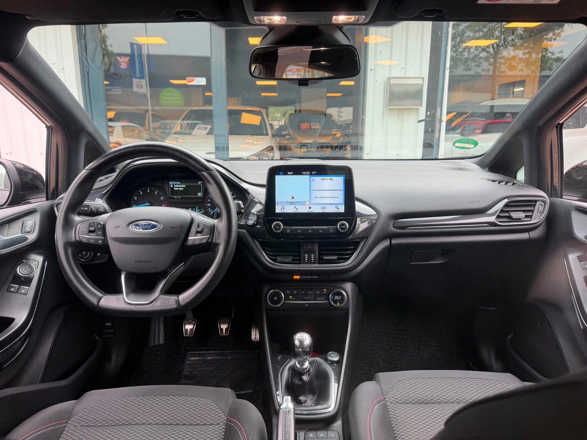 Ford Fiesta 1.0 EcoBoost ST-Line|5Deurs|Carplay|Cruise|Clima, Auto's, Voorwielaandrijving, 1063 kg, Gebruikt, Euro 6
