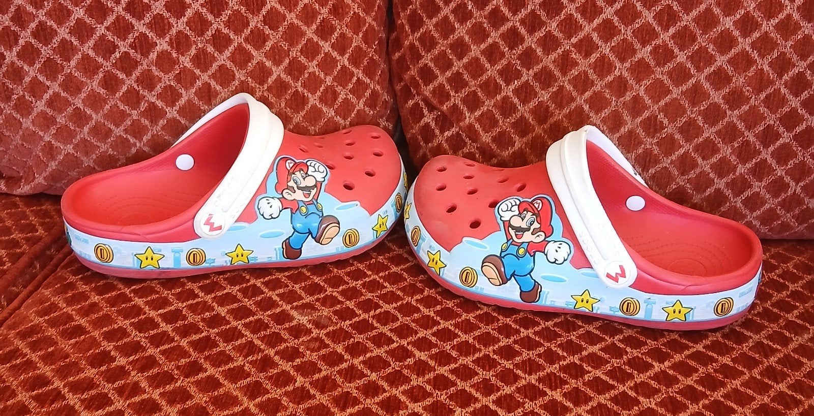 crocs mario maat 33/34, Gebruikt, Crocs, Overige typen, Ophalen of Verzenden