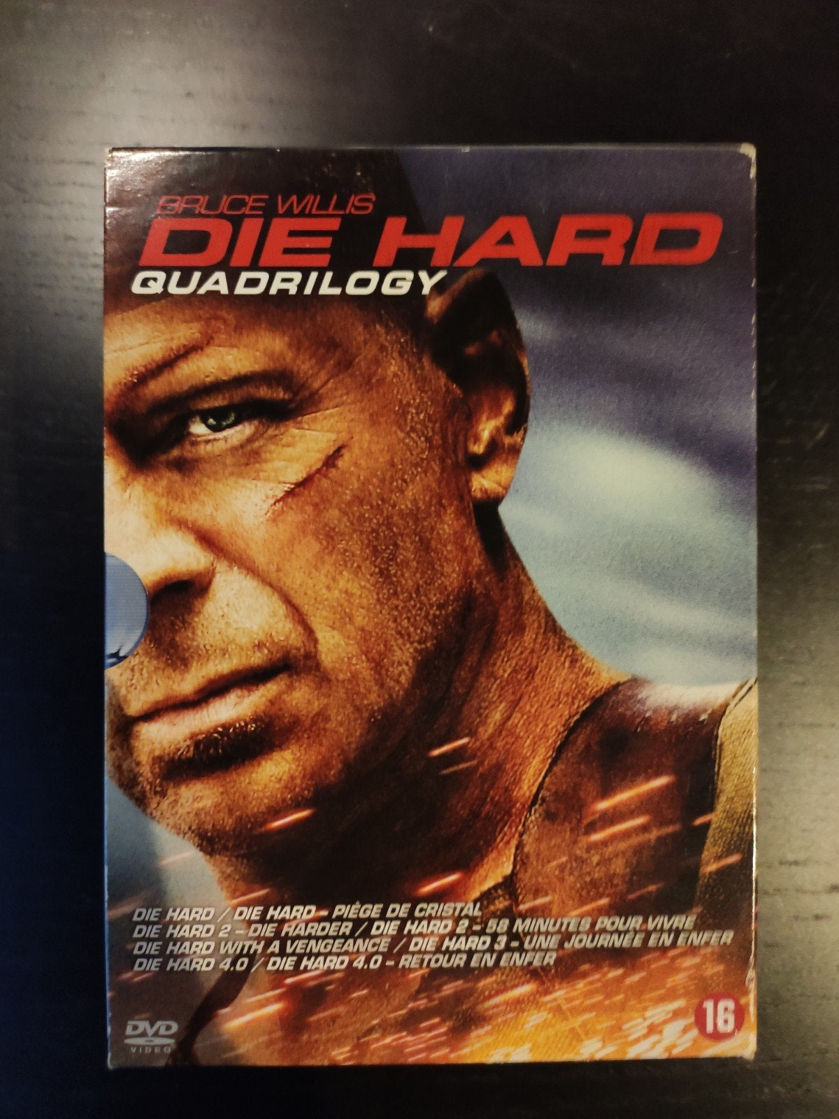 Die Hard Quadrilogy DVD Boxset - Bruce Willis Actie, Vanaf 16 jaar, Boxset, Actiethriller, Ophalen of Verzenden
