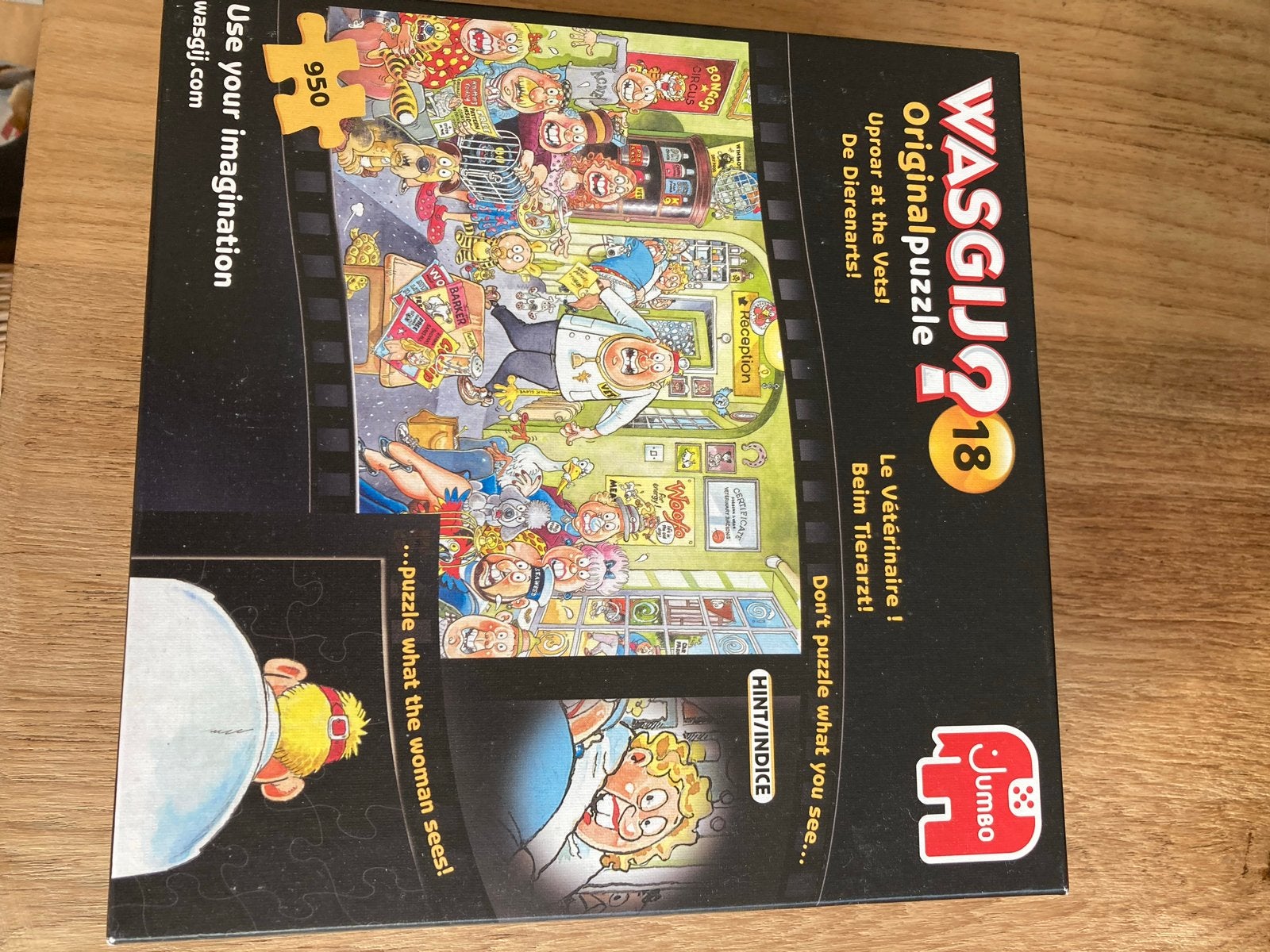 2 Wasgij Puzzels: Original #18 en Mystery #21, Ophalen, 500 t/m 1500 stukjes, Gebruikt, Legpuzzel