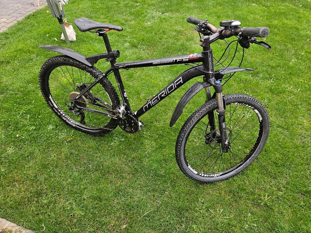 Kinderfiets Merida TFS 500 Mountainbike - Zwart, 20 inch of meer, Gebruikt, Merida, Ophalen of Verzenden