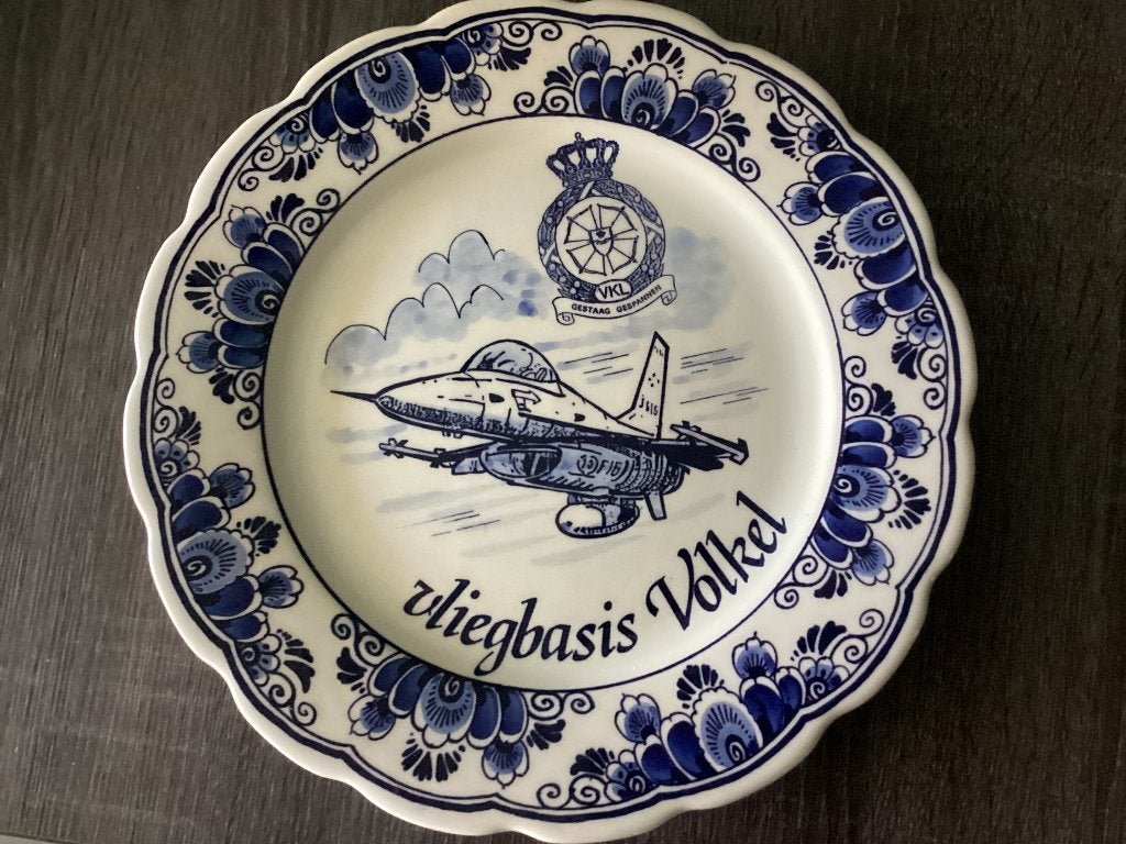 Bord delfblauw, Antiek en Kunst, Ophalen of Verzenden