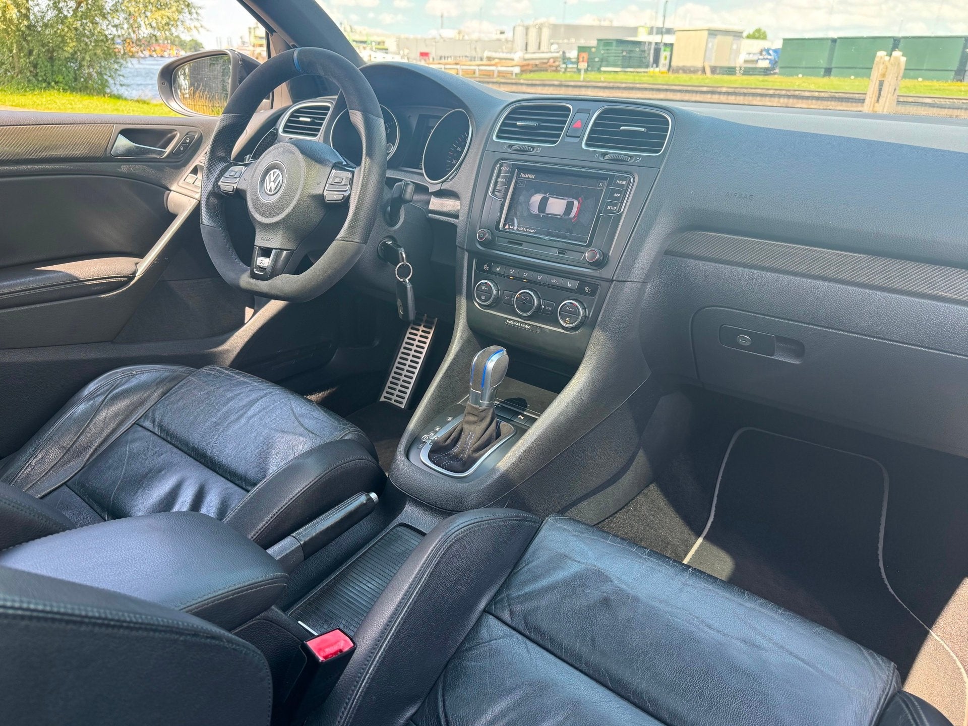Volkswagen Golf 2.0 R 4-Motion Opendak DSG Xenon Leder 19inc, Gebruikt, 4 cilinders, 1984 cc, Blauw