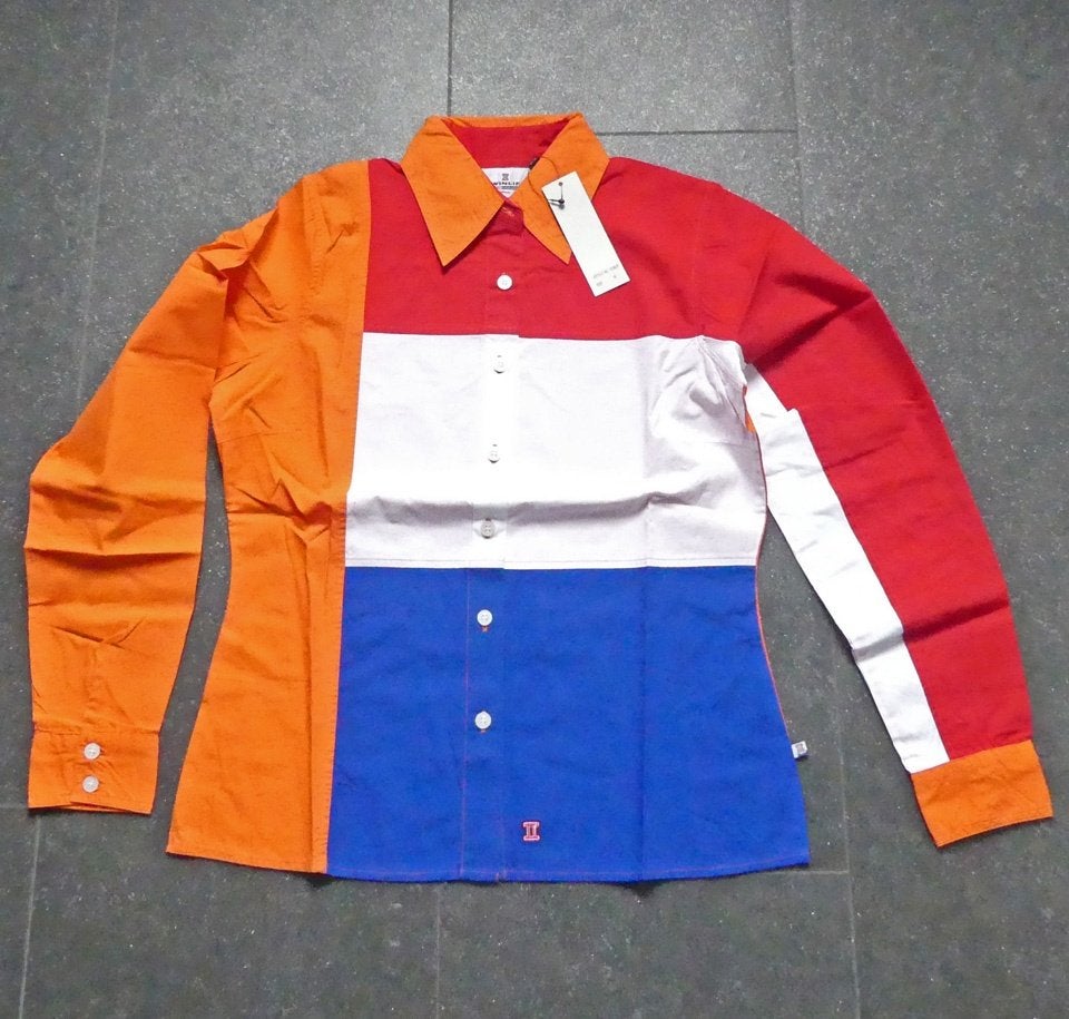 Twinlife blouse Nederland vlag damesblouse oranje maat 40, Maat 38/40 (M), Nieuw, Oranje, Ophalen of Verzenden