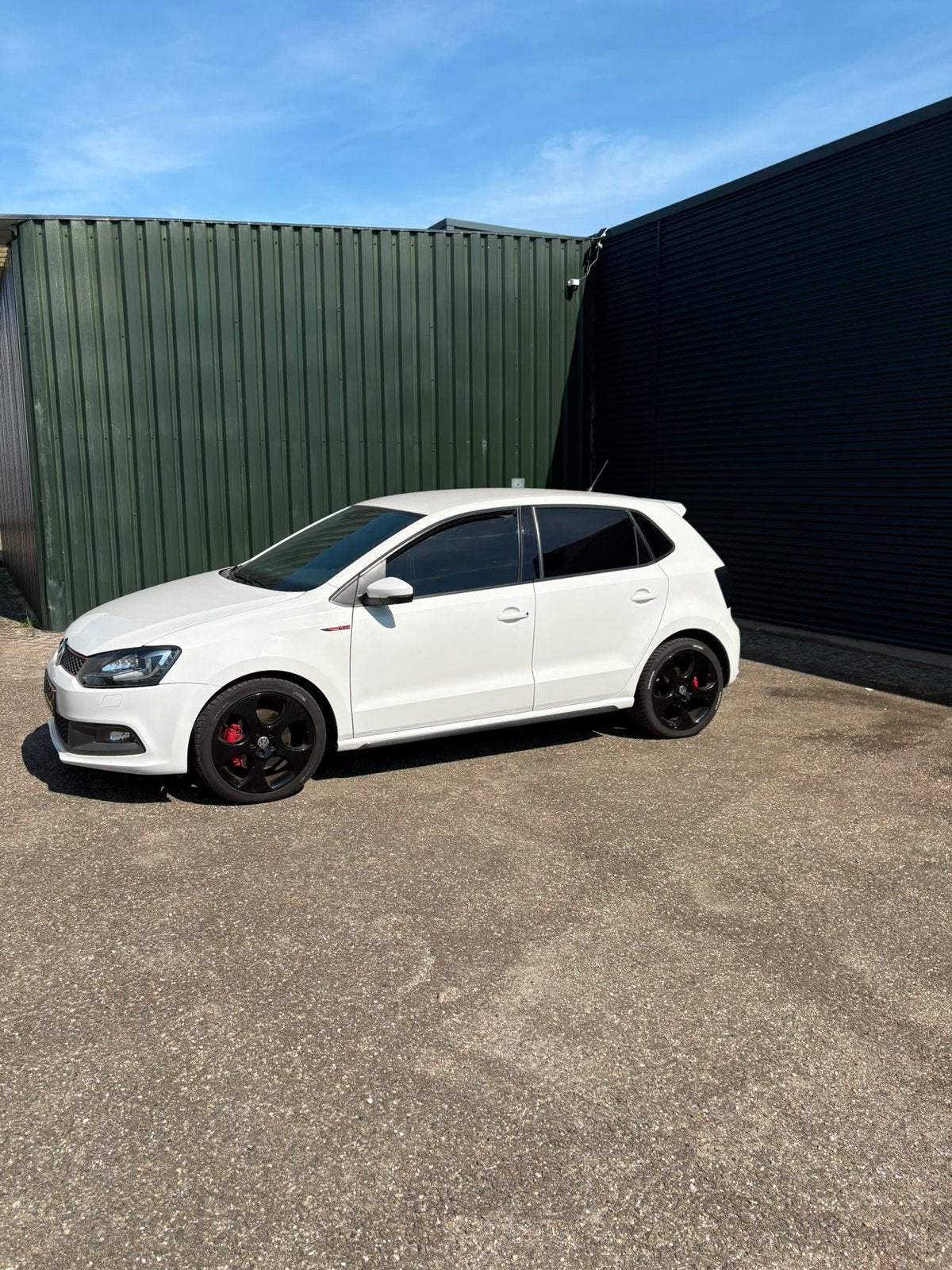 Volkswagen Polo 1.4 TSI 132KW DSG 2011 Wit, Ophalen, Nieuw, Volkswagen, Motorkap