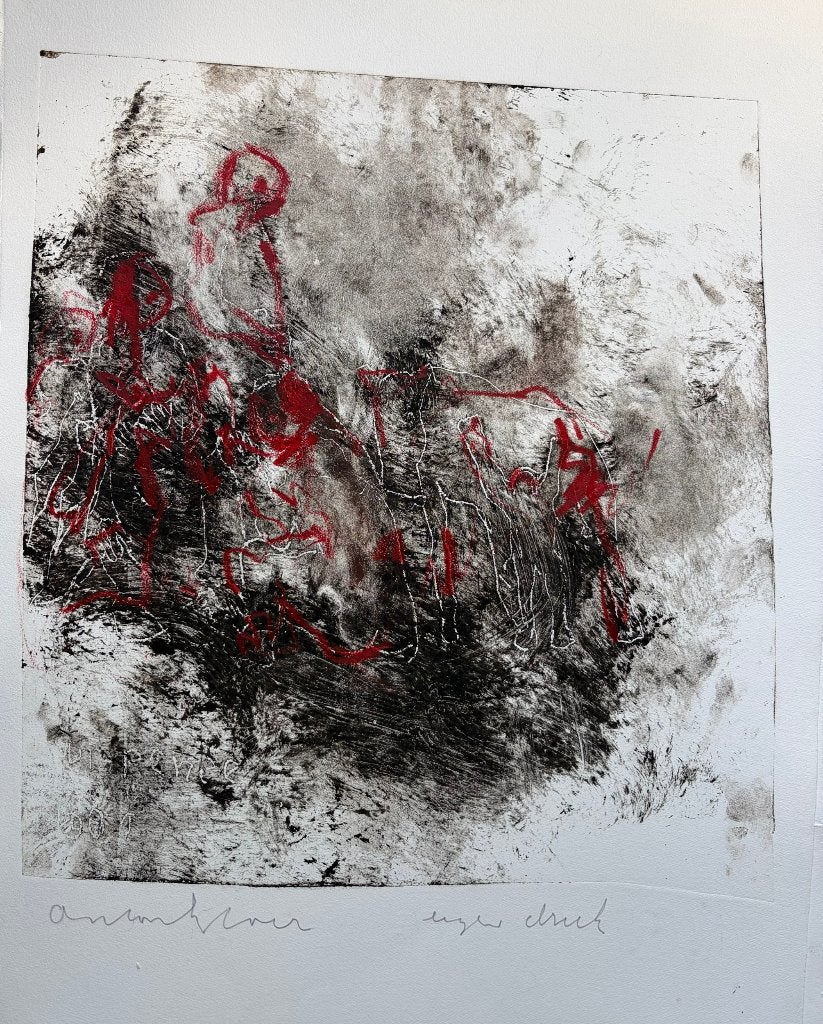 Anton Heyboer, Antiek en Kunst, Ophalen of Verzenden, Papier/karton