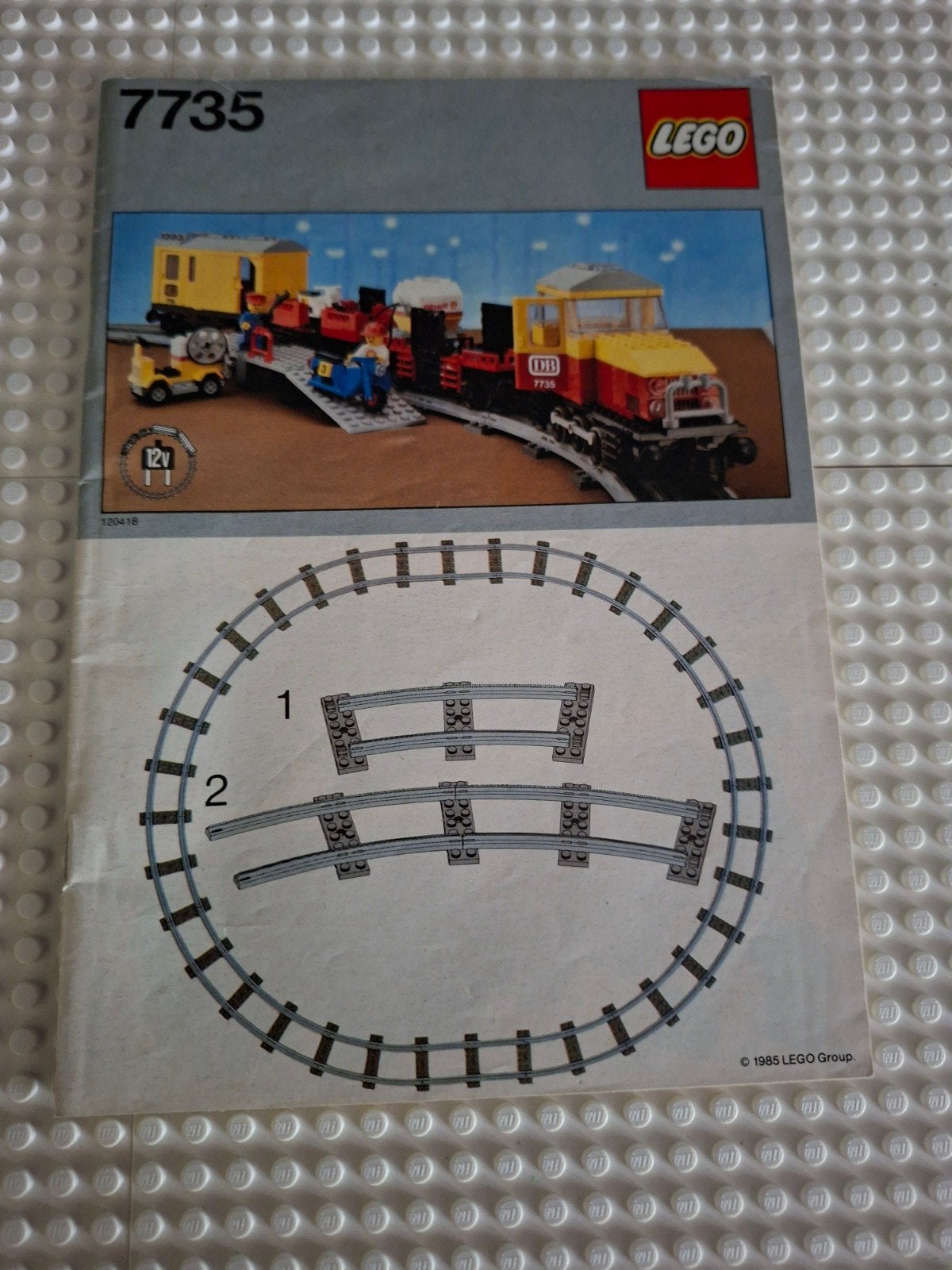 LEGO TREIN 7735 GOEDERENTREN COMPLEET, Ophalen of Verzenden, Zo goed als nieuw, Complete set, Lego