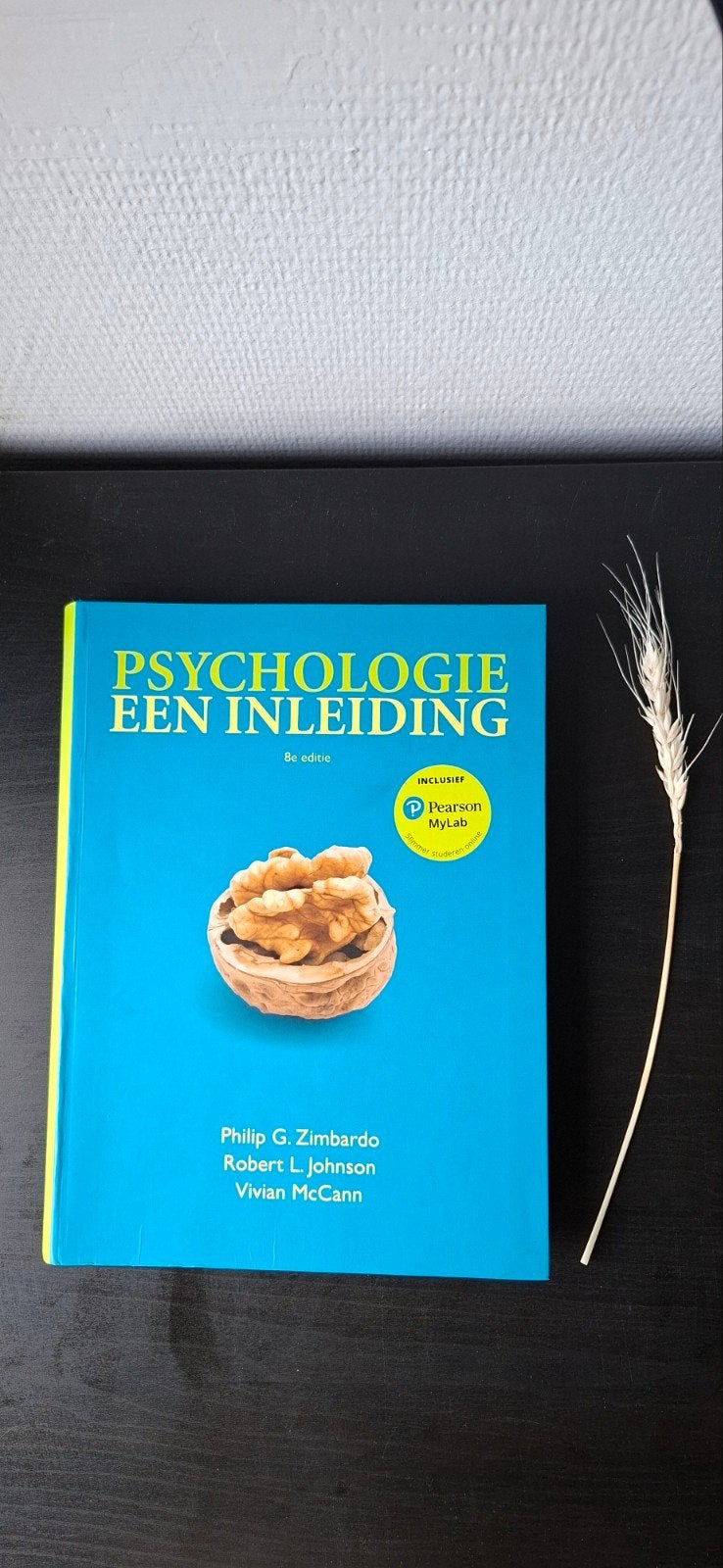 Psychologie Een Inleiding - Zimbardo (8e editie), Boeken, Ophalen of Verzenden, Zo goed als nieuw, Overige onderwerpen, Philip G. Zimbardo, Robert L. Johnson, Vivian McCann