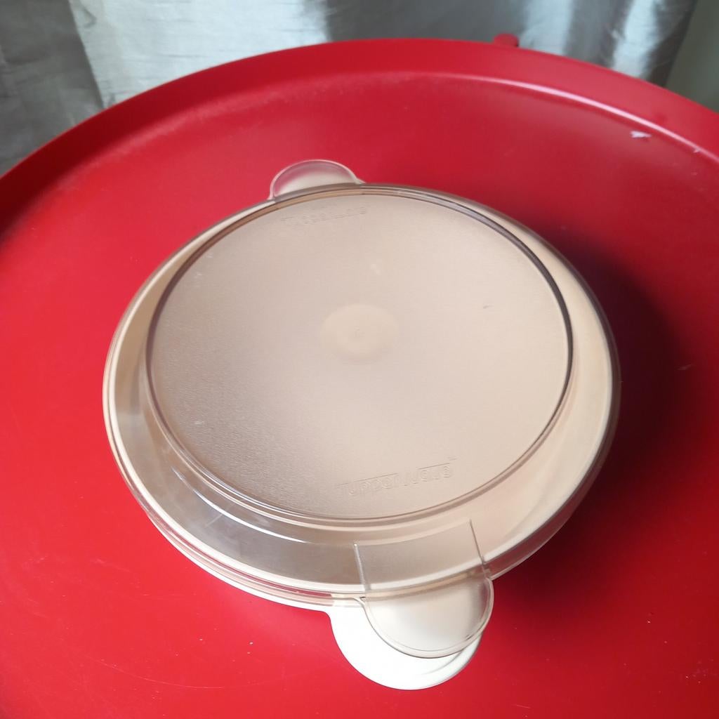 Tupperware tupperwave 750 ml, Ophalen of Verzenden, Gebruikt, Crème, Schaal