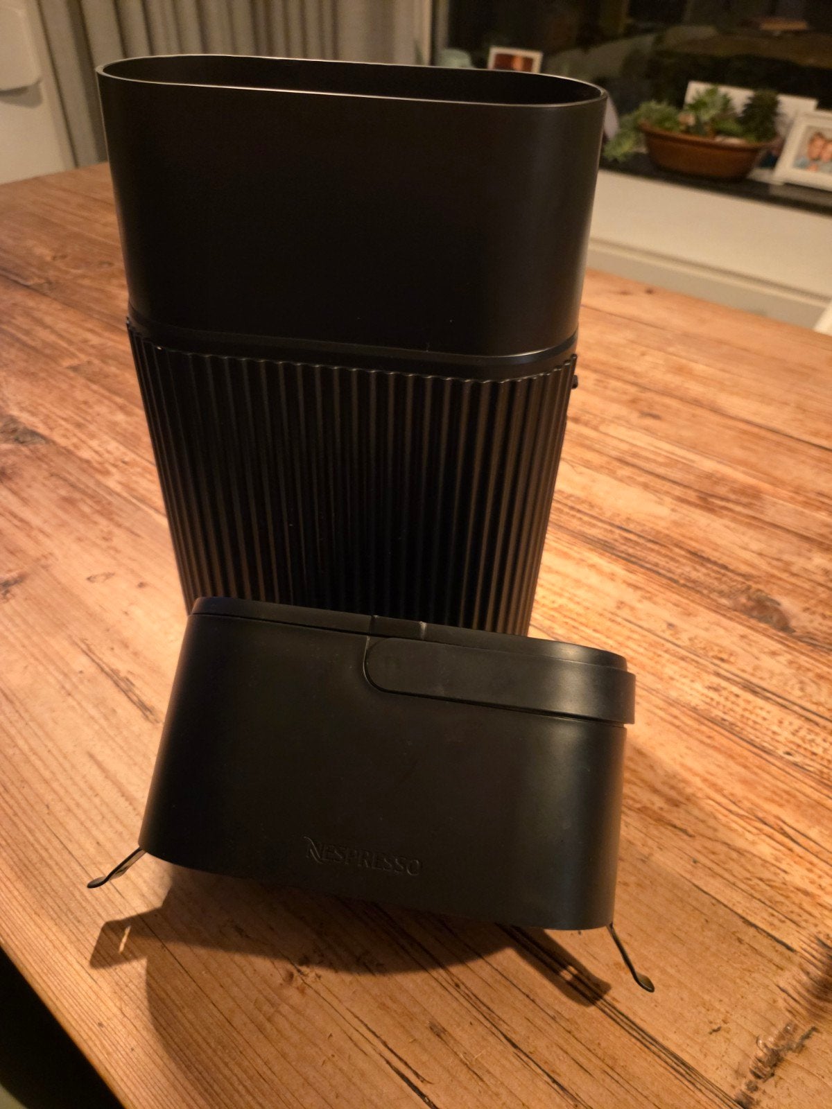 Nespresso zwart prullenbakje voor cupjes of divers gebruik