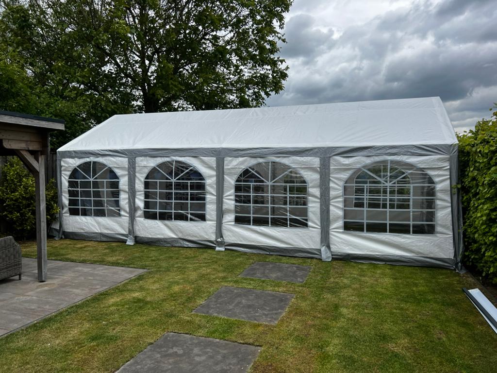 Partytent Toolport 320024  4x8 m, Tuin en Terras, Partytenten, Ophalen, Opvouwbaar, Partytent, Zo goed als nieuw