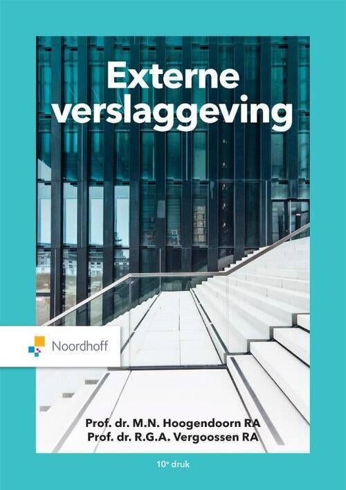 Externe verslaggeving, 97890738419, Boeken, Ophalen, Diverse auteurs, Zo goed als nieuw, Accountancy en Administratie