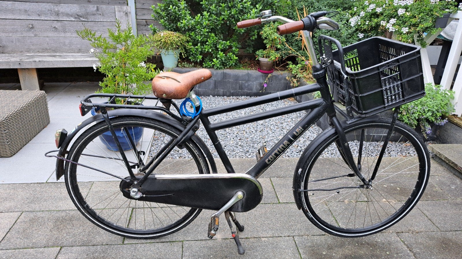 Cortina U4 Transportfiets - 28inch Zwart, in goede staat