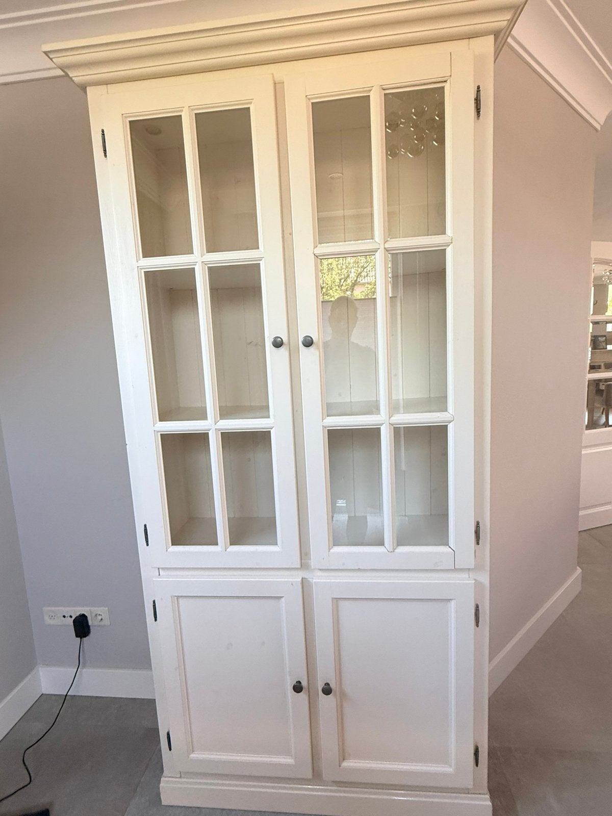 Buffet kast white wash, Ophalen, 200 cm of meer, 50 tot 100 cm, 25 tot 50 cm