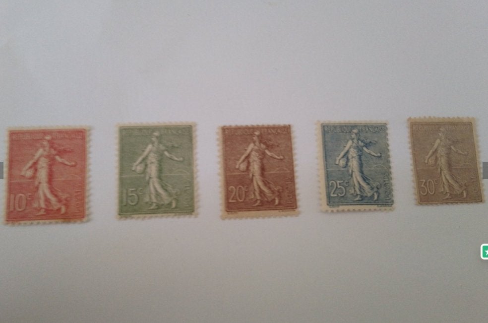 Frankrijk 1903 Semeuse‑serie - ongebruikt €150, Ophalen of Verzenden, Postfris