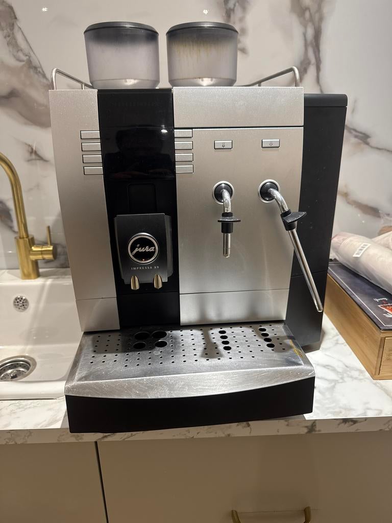 Jura Impressa X9 koffiezetapparaat, Stoompijpje, Koffiemachine, Niet werkend, Koffiebonen