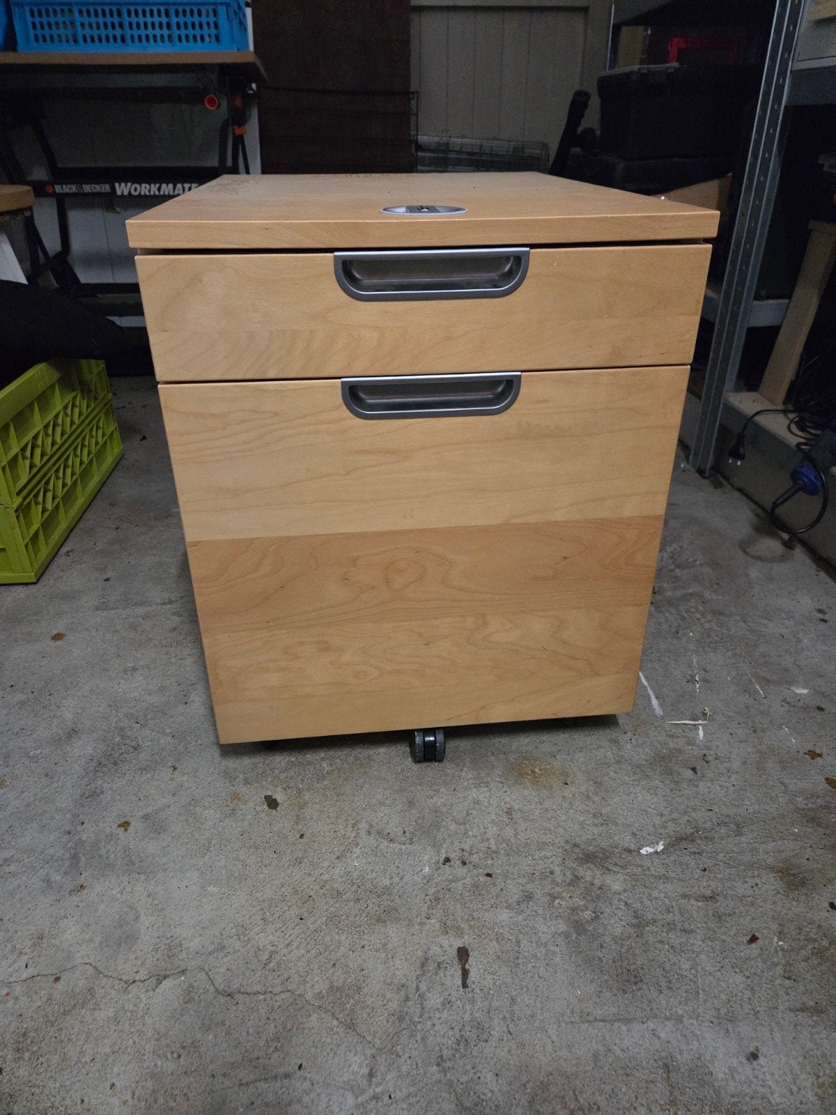 Ladeblok op wielen, Ophalen, Hout