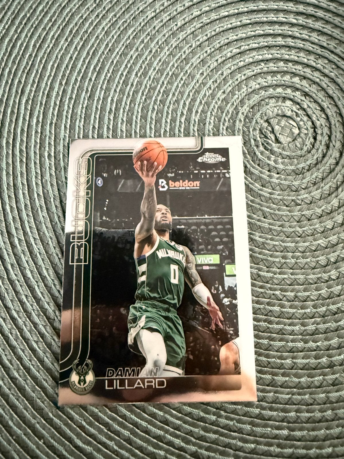 Damian Lillard Milwaukee Bucks Spelerskaart, Ophalen of Verzenden, Zo goed als nieuw, Overige sporten, Spelerskaart