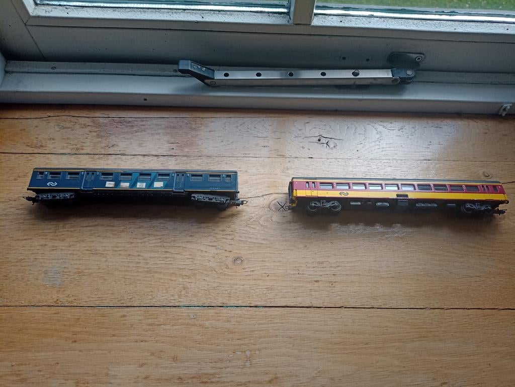 Twee Lima ns wagons in goede staat!, Gelijkstroom, Wagon, Ophalen of Verzenden, Lima
