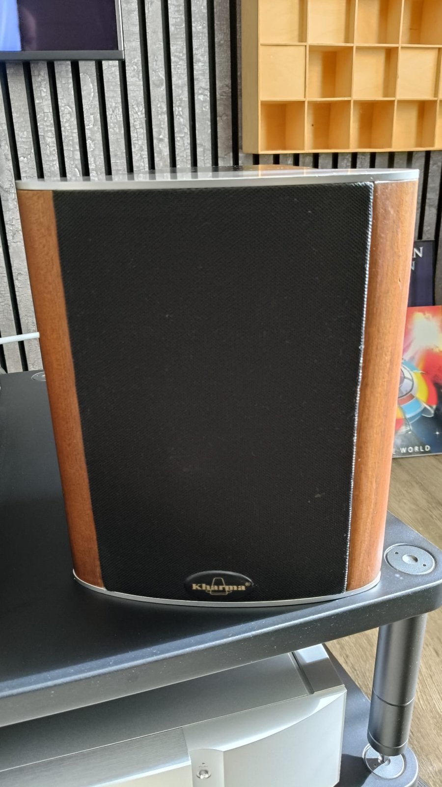 Kharma Boekenplank Luidspreker HTS-1, Audio, Tv en Foto, Luidsprekers, Ophalen of Verzenden, Zo goed als nieuw, Geschikt voor surround/home cinema