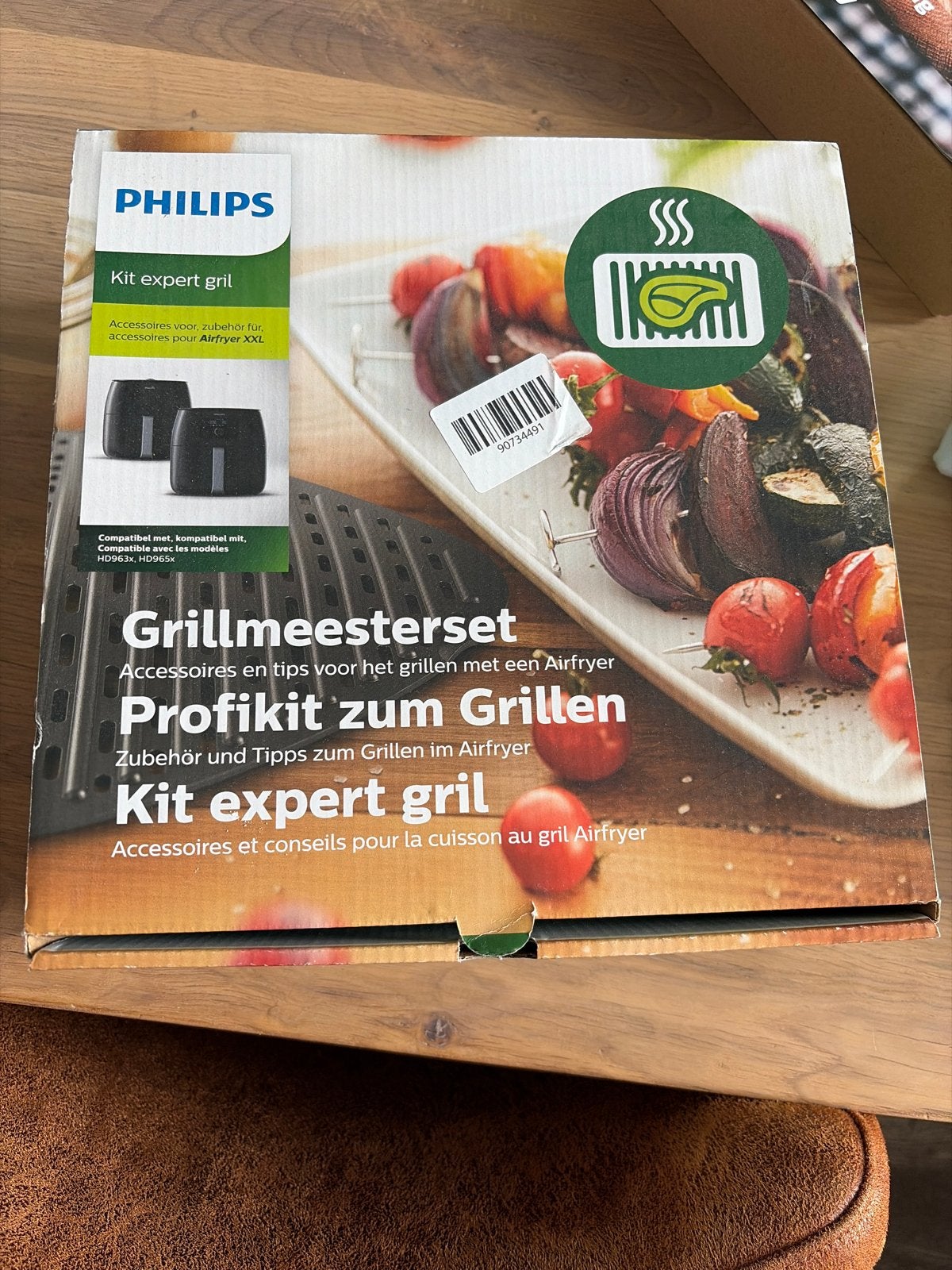 Philips Grillmeesterset Airfryer XXL Accessoires, Ophalen of Verzenden, Nieuw