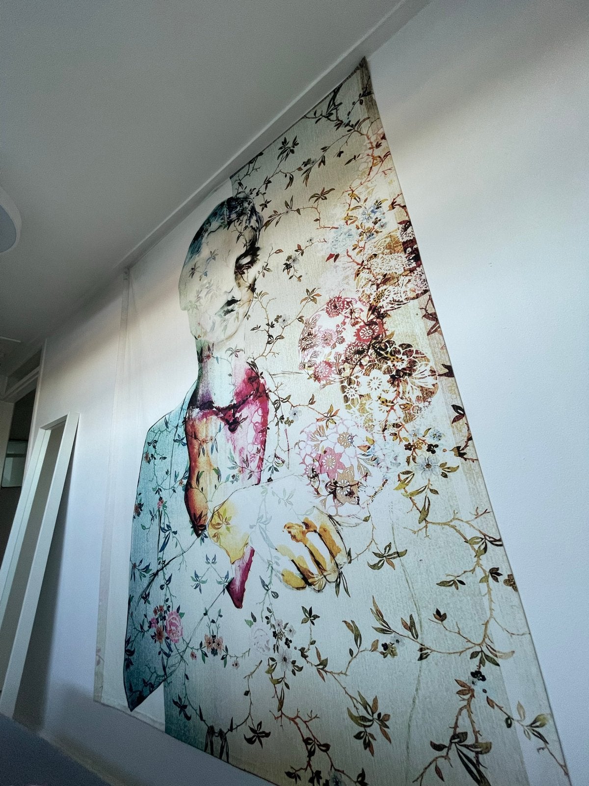 Urban Cotton Wandkleed Thoughts - 145x195 cm, Meerkleurig, Ophalen of Verzenden, Zo goed als nieuw, Wandkleed