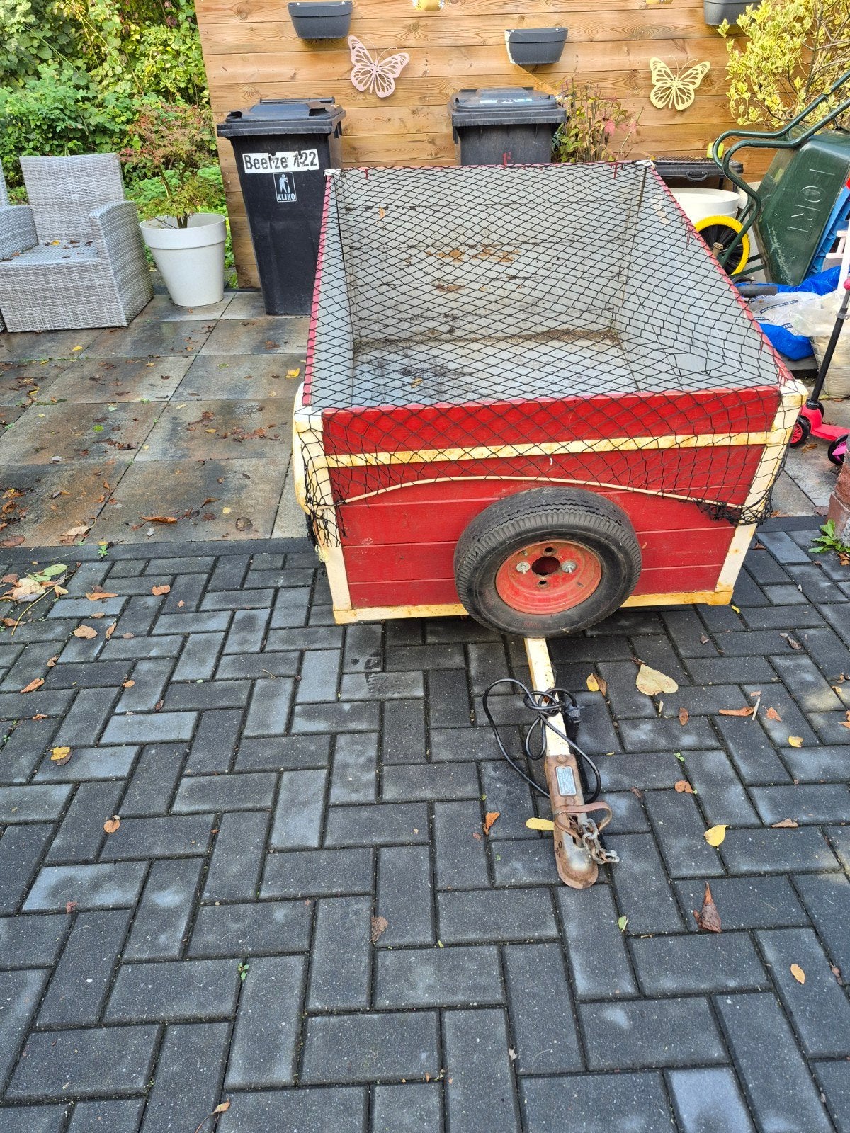 kleine aanhanger, Ophalen, Gebruikt