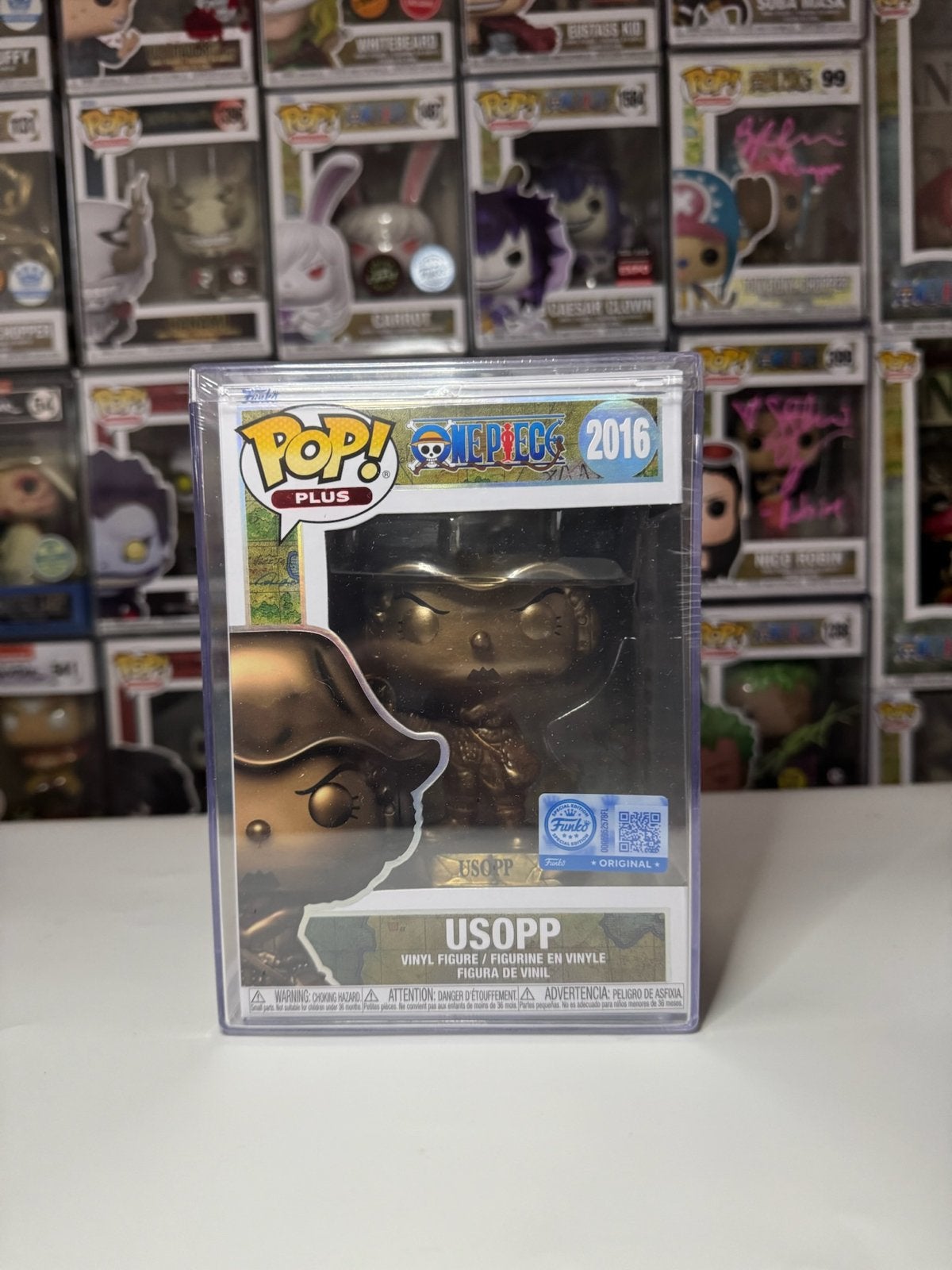 Funko Pop! One Piece Ussop 2016 Gold Edition, Verzamelen, Ophalen of Verzenden, Zo goed als nieuw