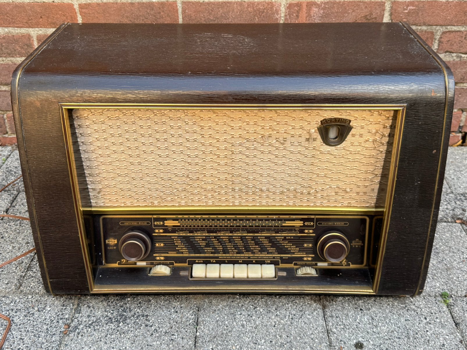 Oude lampenradio korting 420 speelt niet vaste pr ophalen, Ophalen