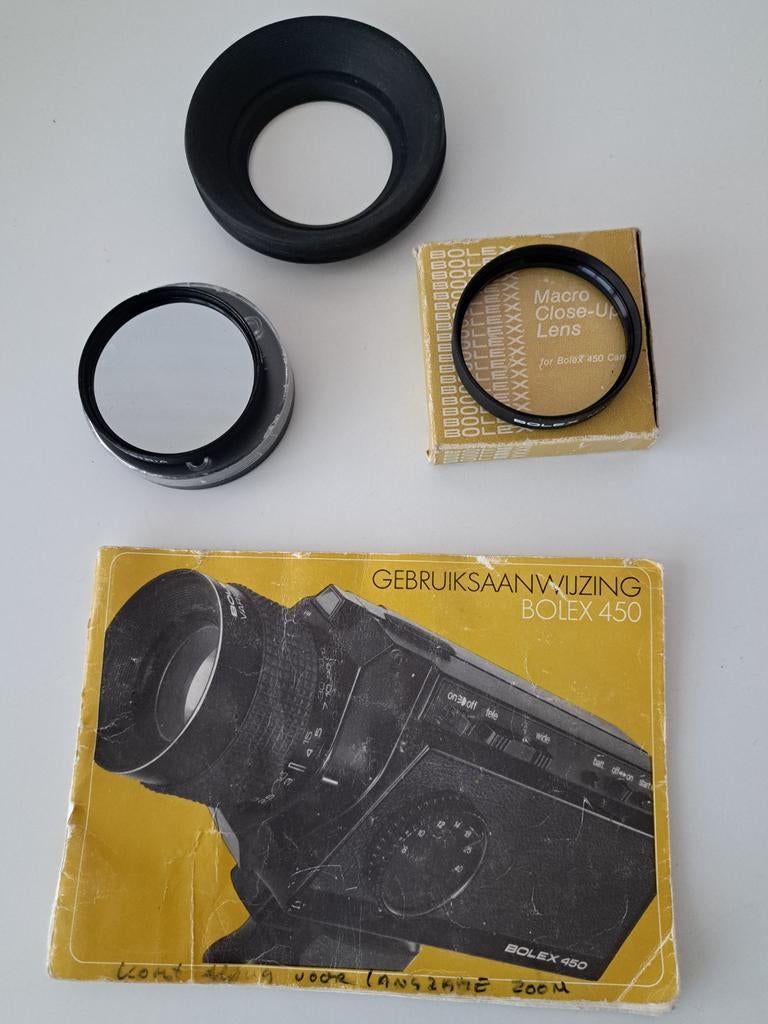 Bolex Filter 4x Made in Austria met zonnekap en handleiding, Ophalen of Verzenden