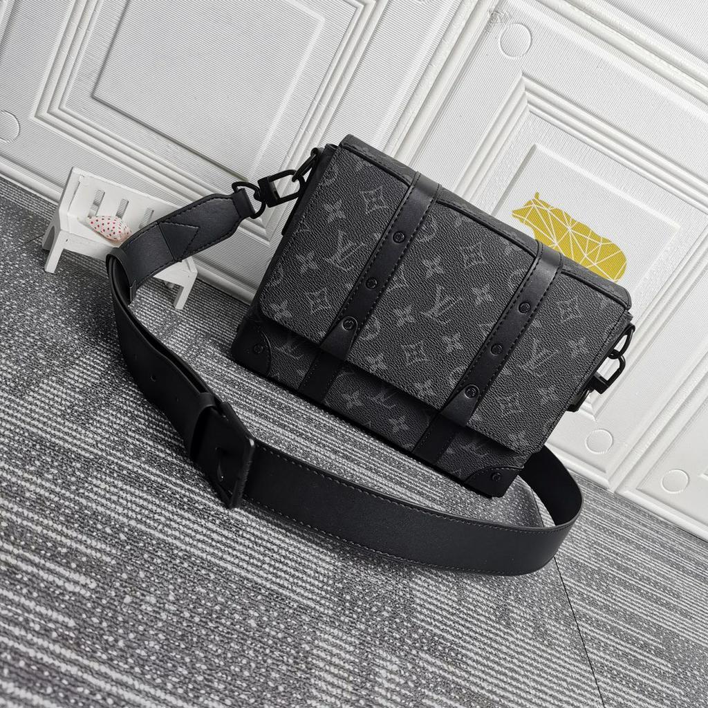 Louis vuiton heren tas trunk messenger, Ophalen of Verzenden, Zwart