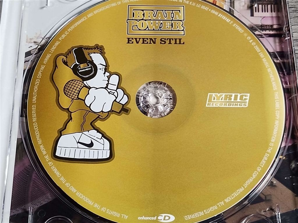 Brainpower ‎– Even Stil, Cd's en Dvd's, Cd's | Hiphop en Rap, Ophalen of Verzenden, Zo goed als nieuw