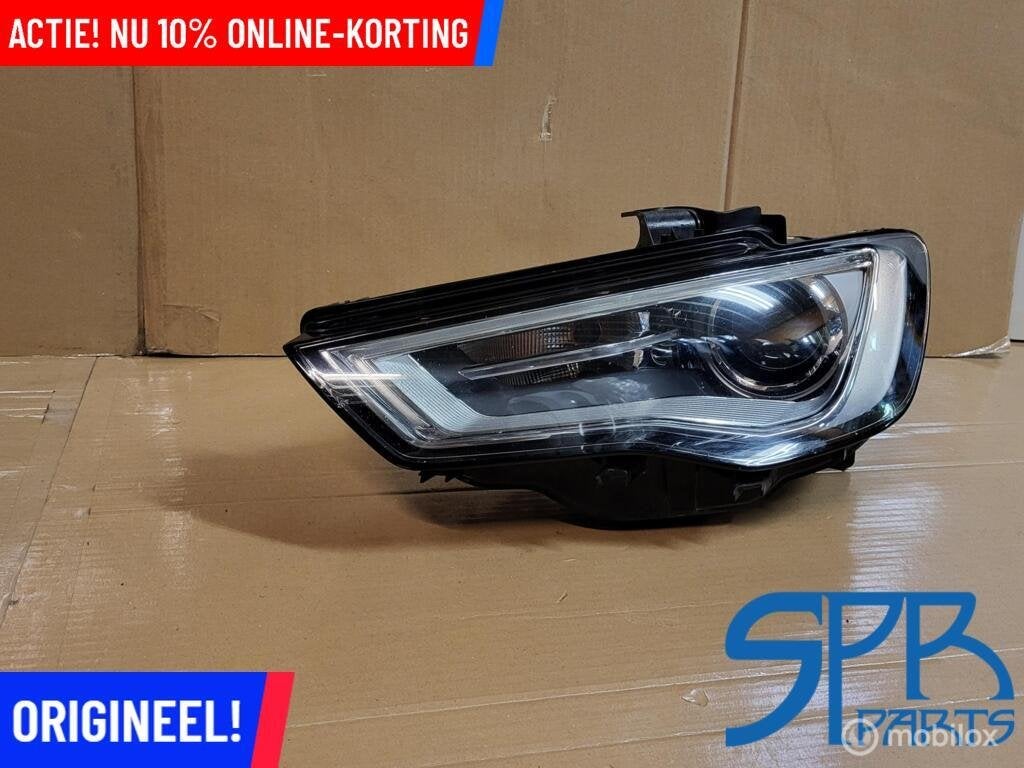 AUDI A3 8V BI-XENON LED KOPLAMP LINKS 2012-2016 LINKER D3S, Gebruikt, AUDI, Audi, Ophalen of Verzenden
