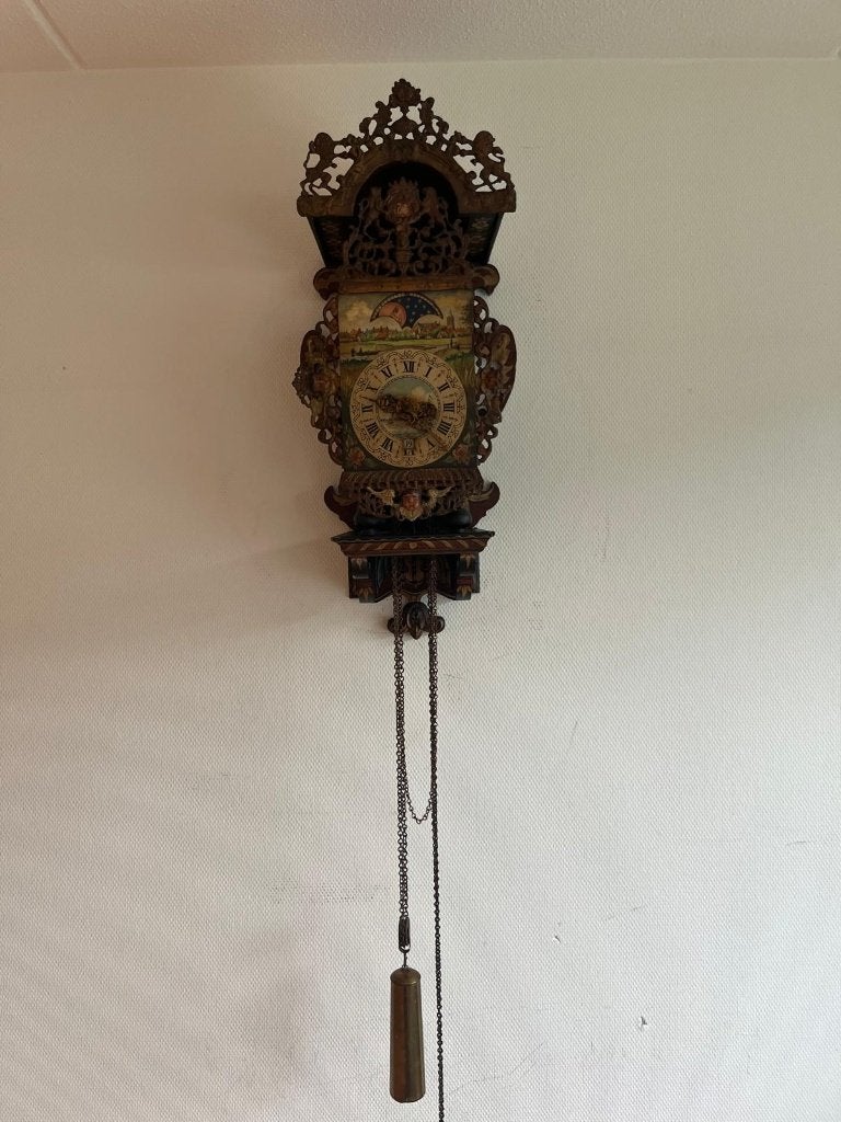 Klassieke Friese stoelklok, Ophalen of Verzenden