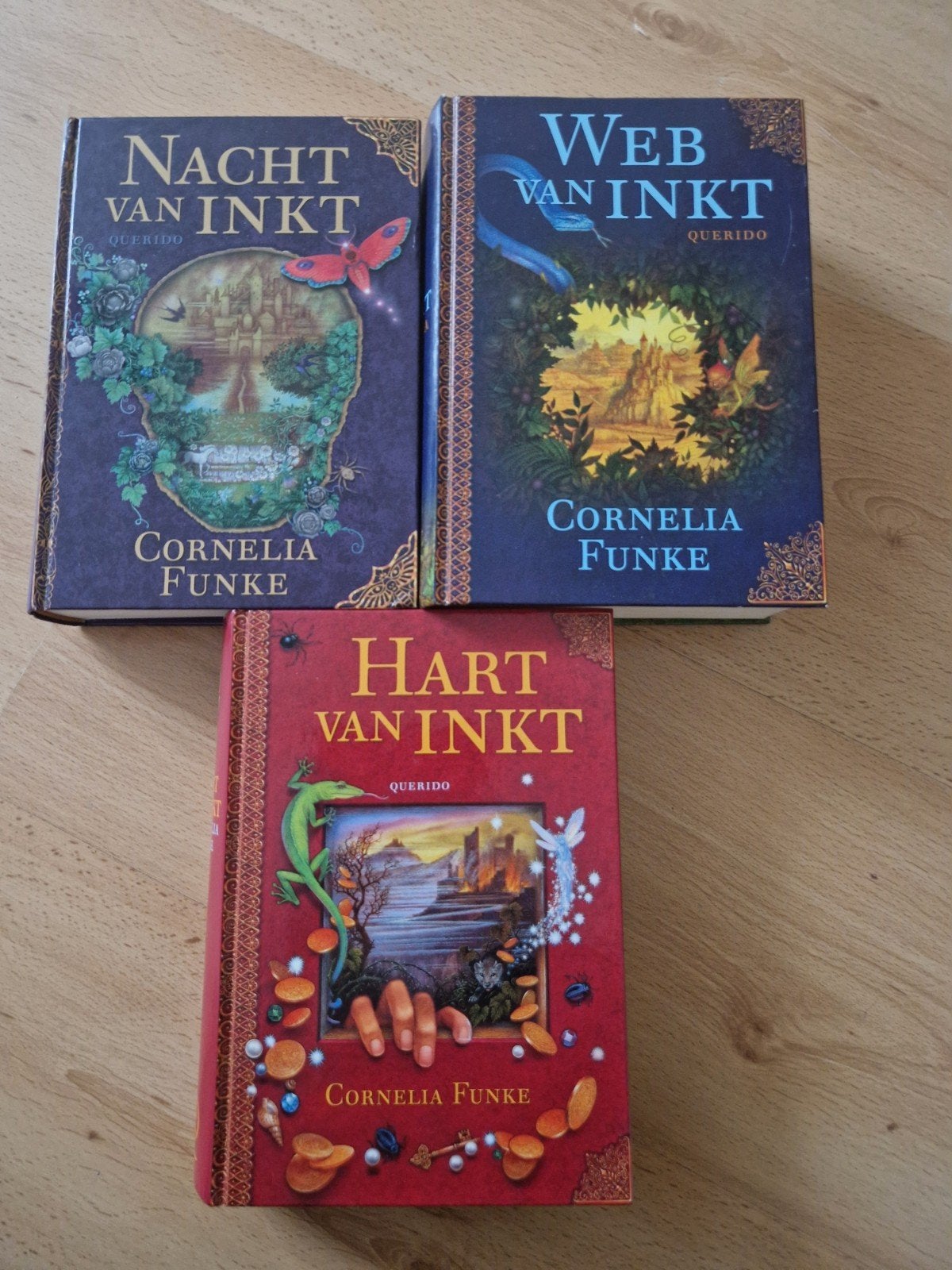 Boeken cornelia funke hart van inkt web nacht 1 2 3 hardcove, Boeken, Ophalen of Verzenden, Zo goed als nieuw