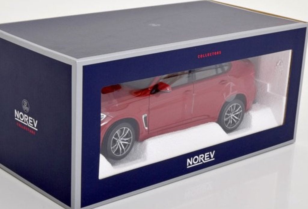 BMW X6 M 2015 Rood metallic schaal 1/18 NOREV ref: 183242, Ophalen of Verzenden, Nieuw, Auto, Norev