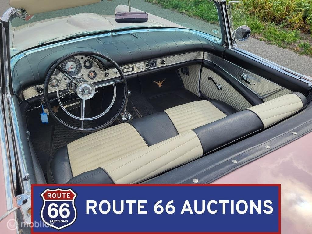 Ford Thunderbird | 1957 | Route 66 Auctions, Auto's, Overige carrosserieën, Zwart, Bedrijf, Handgeschakeld