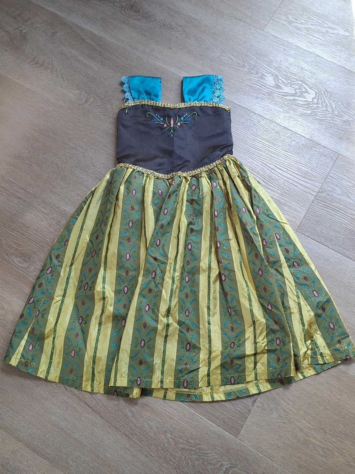 Verkleedkleding jurk Frozen Anna maat 110, Ophalen of Verzenden, Gebruikt, 110 t/m 116, Meisje
