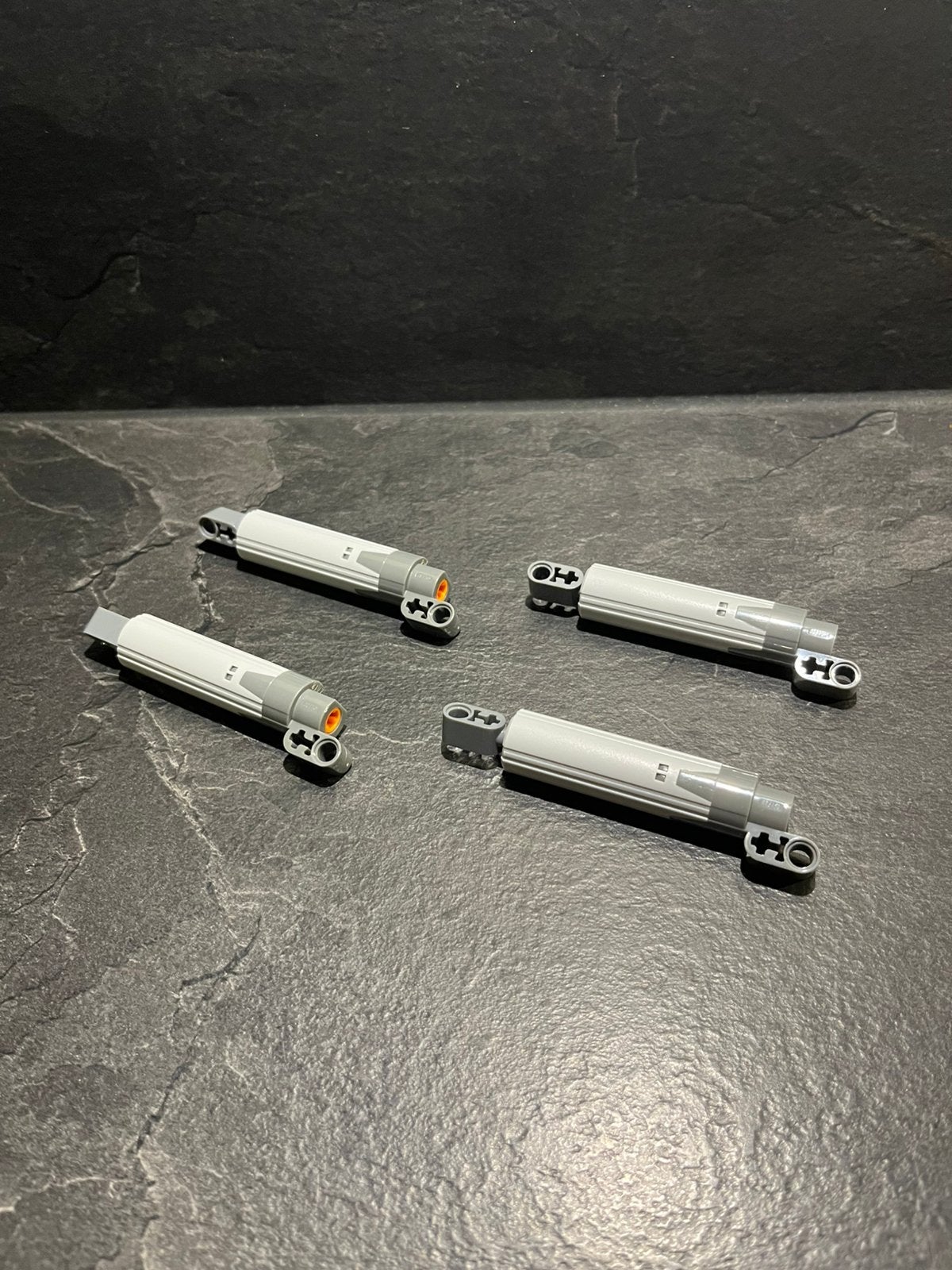 Lego Partij/Lot 40918c04 4x Linear Actuator Technic, Gebruikt, Lego, Ophalen of Verzenden, Technic