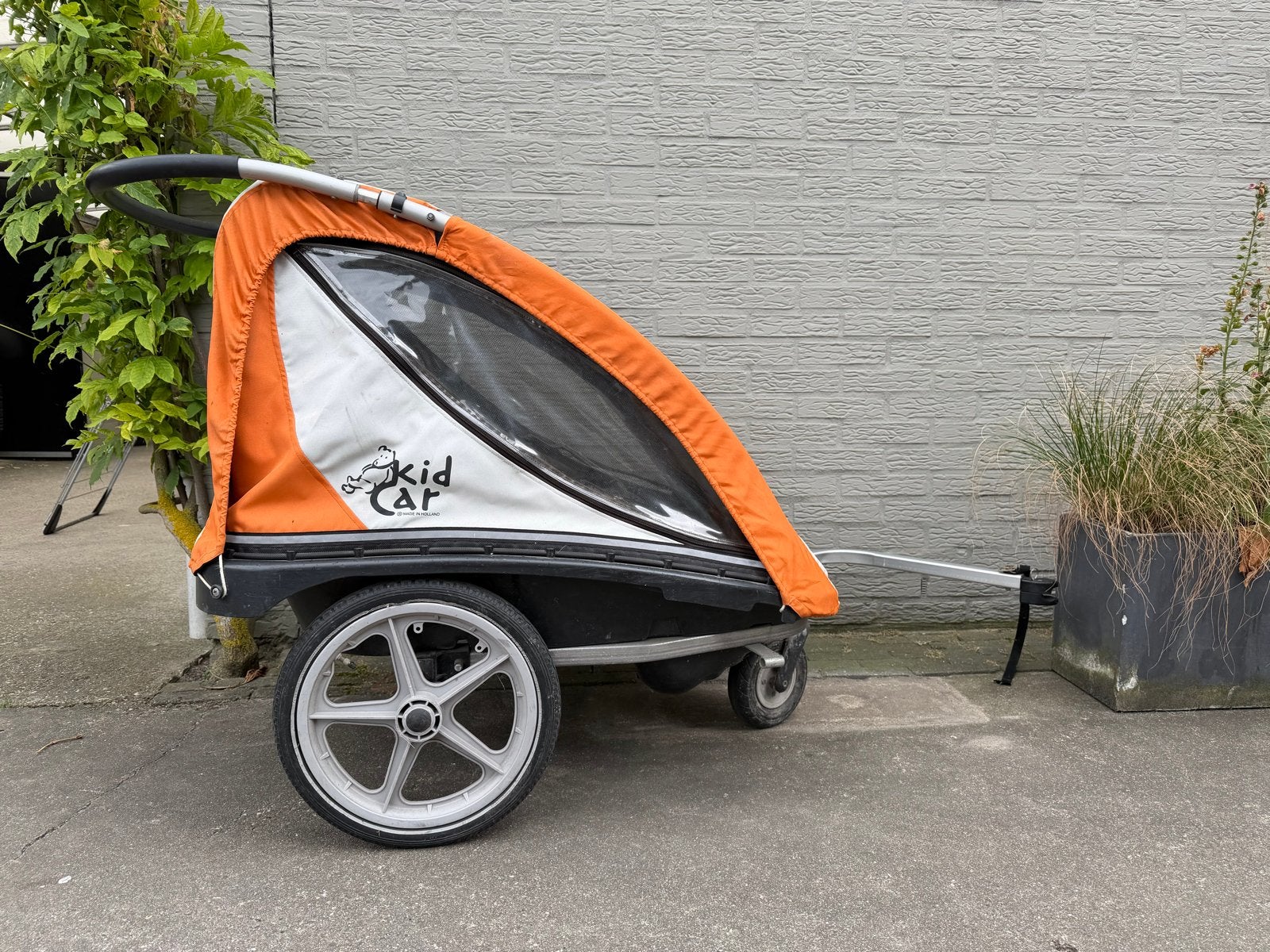 Fietskar om kinderen mee te nemen achter de fiets, Fietsen en Brommers, Ophalen, Gebruikt, Kinderkar, 40 tot 60 kg