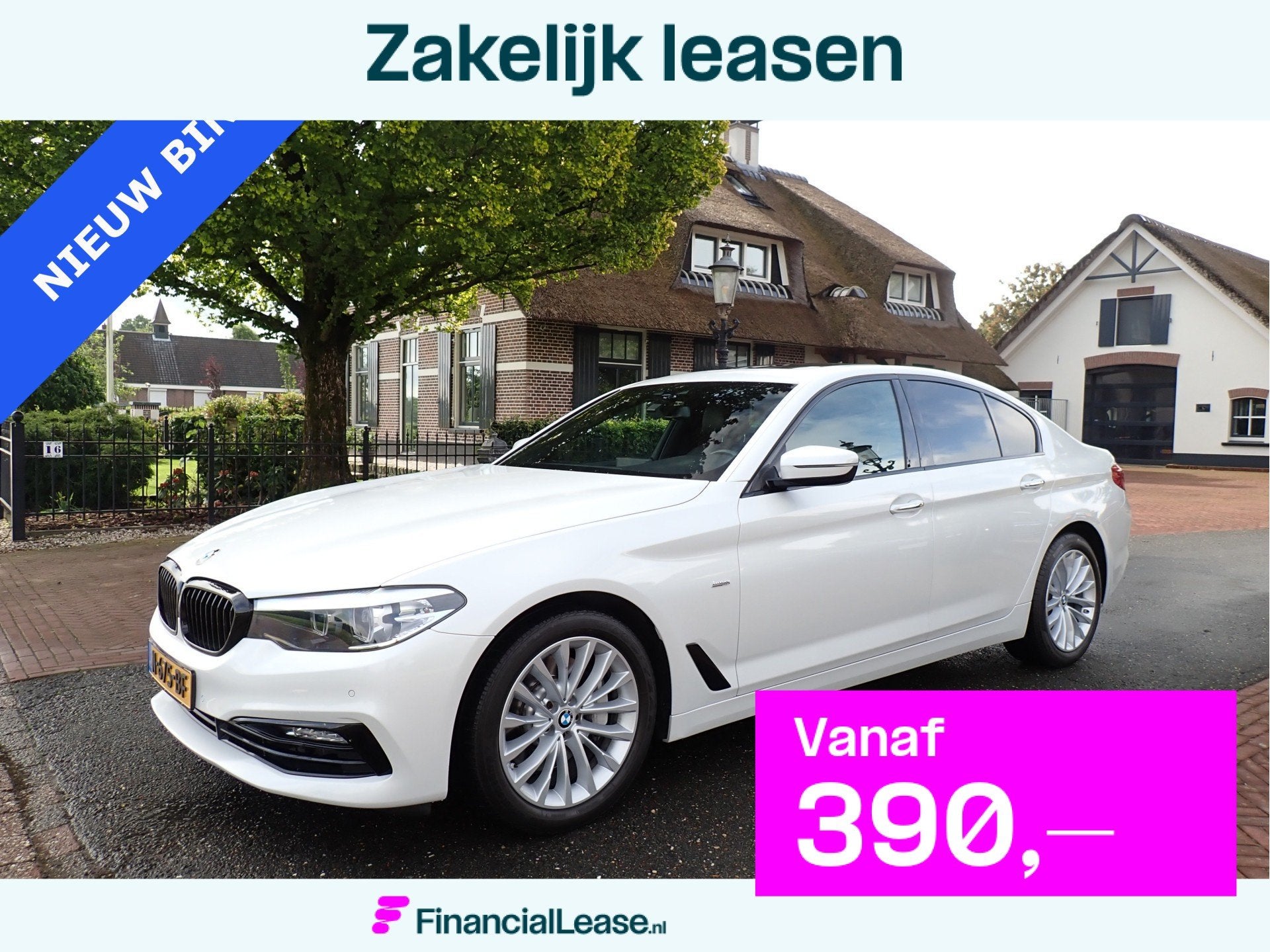 BMW 5 Serie 530d X-DRIVE SCHUIFDAK / CRUISE / CARPLAY / SPOR, Automaat, Dealer onderhouden, Gebruikt, 2000 kg