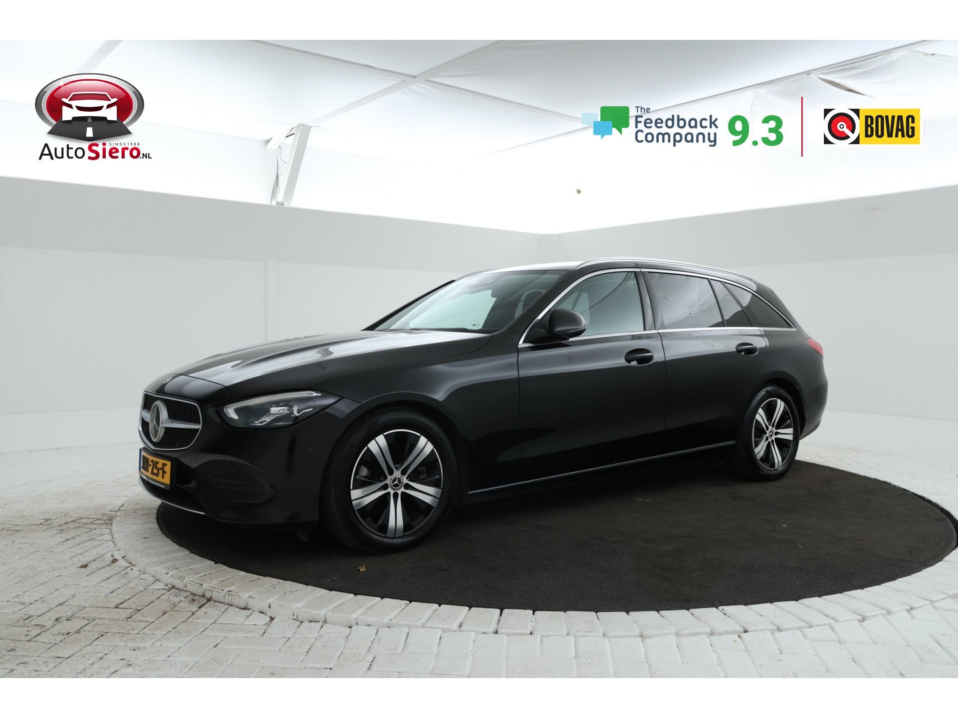Mercedes-Benz C-Klasse Estate 200 d AMG Line Automaat, Clima, Auto's, 12 maanden, Achterwielaandrijving, Euro 6, Leder en Stof