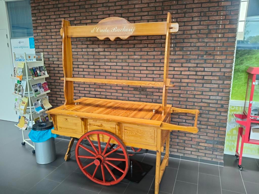 Unieke houten bakkerskar 'd'Oude Backerij', Ophalen of Verzenden