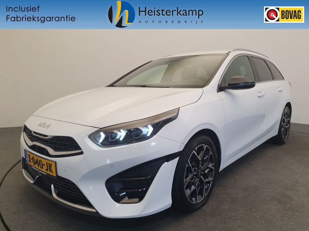 Kia Ceed Sportswagon 1.5 T-GDi 160pk GT-Line Camera, Keyless, Auto's, Kia, 12 maanden, Gebruikt, 4 cilinders, Wit
