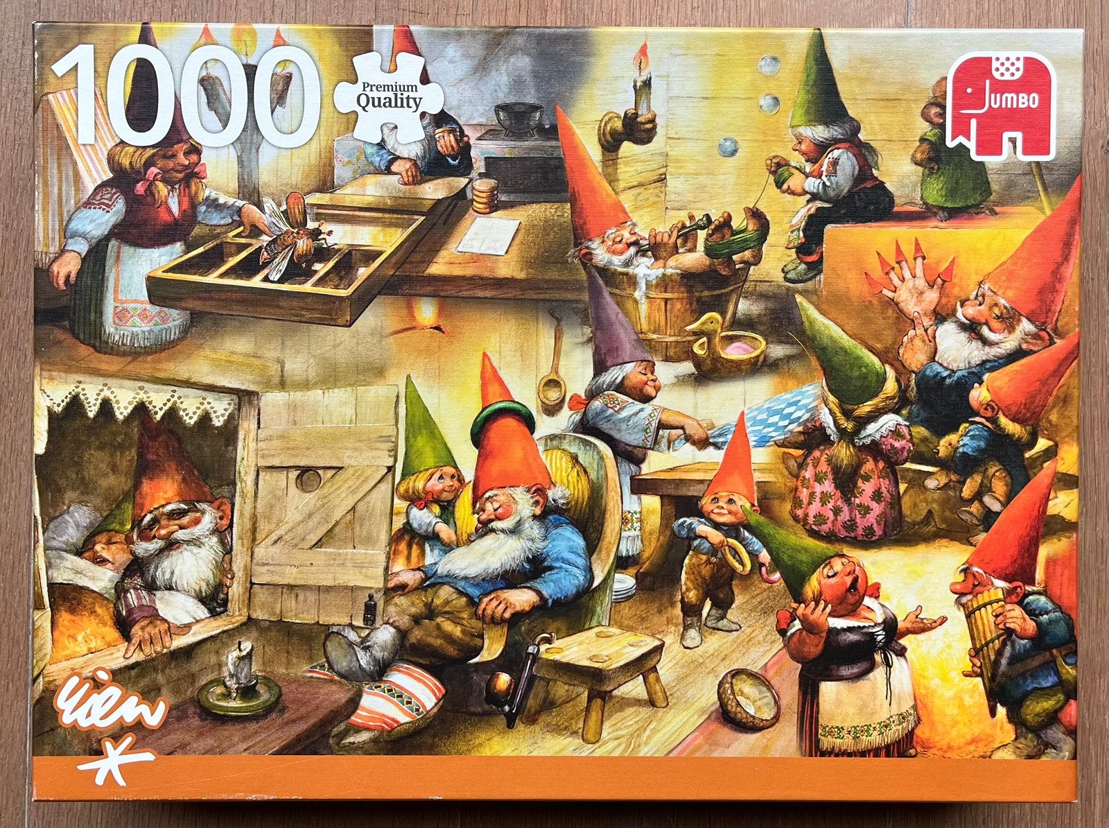 Rien Poortvliet 1000 stukjes, Hobby en Vrije tijd, Ophalen of Verzenden, 500 t/m 1500 stukjes, Zo goed als nieuw