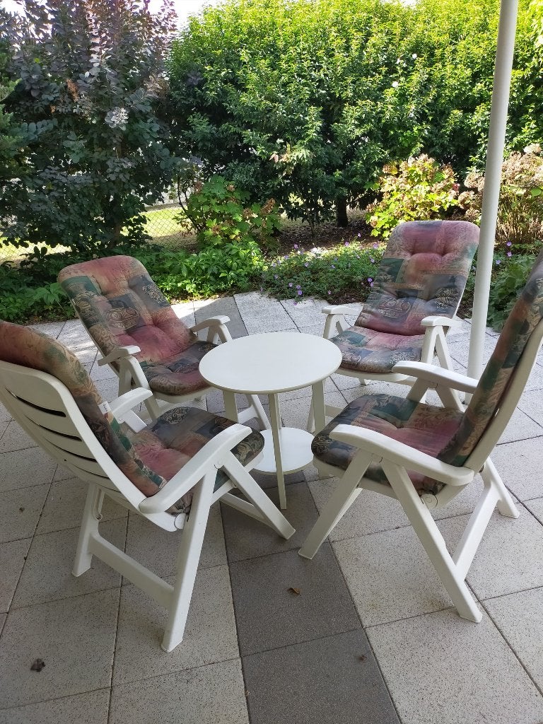 tuinstoelen, Ophalen, Gebruikt, Kunststof, Verstelbaar