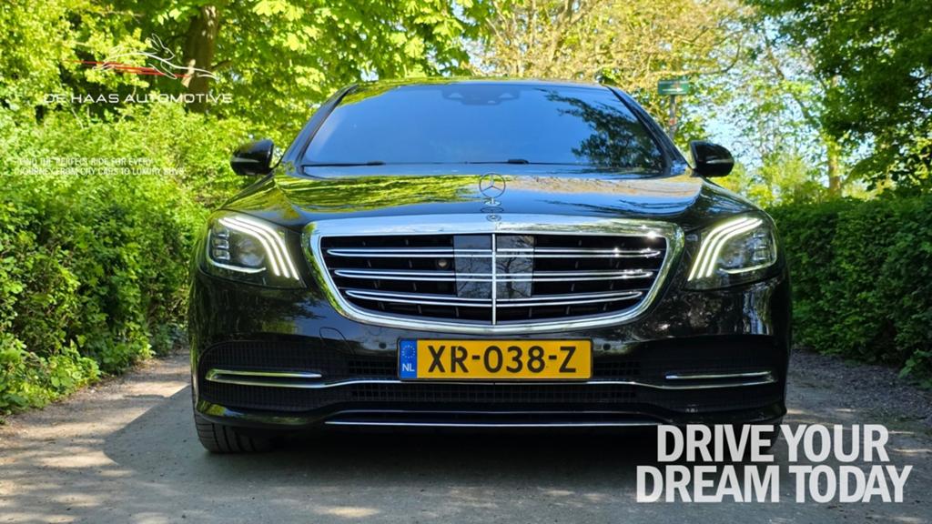 BLACK BEAUTY deze Mercedes Benz S-klasse 350d lang facelift, Auto's, Automaat, Achterwielaandrijving, 2925 cc, Zwart