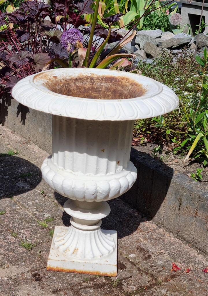 GIETIJZEREN  BLOEMBAK  50 CM, Tuin en Terras, Ophalen, Rond, Tuin